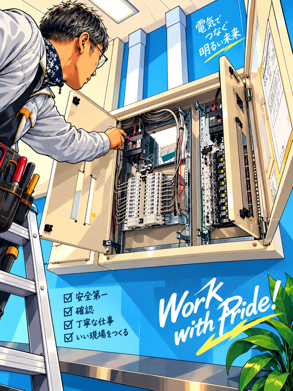 分電盤の点検と施工